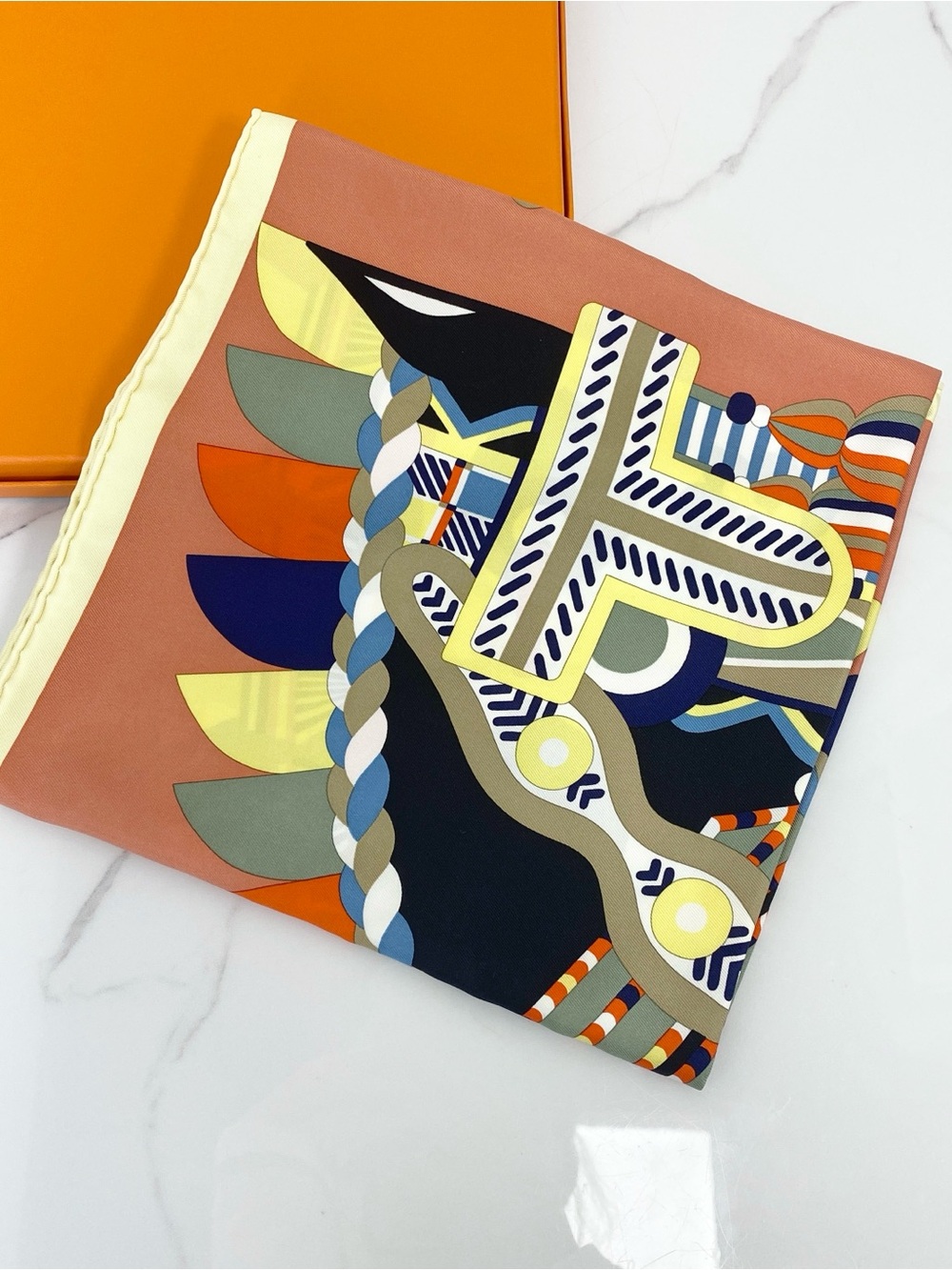 Hermès Haute Parure Scarf 90